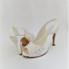 612 Snow White Satin Shoes